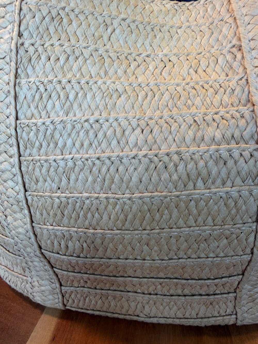 Draper James Coastal Chic Everyday Woven Straw Tote Natural (VGUC) - Picture 16 of 17